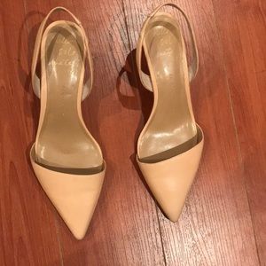 Banana Republic Nude Slingback Kitten Heels